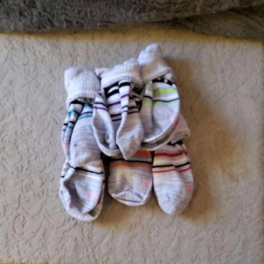 Hanes Multicolor Striped Socks